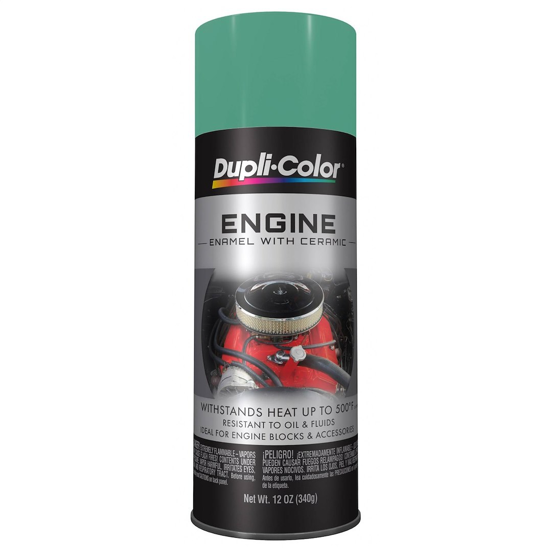 VHT Engine Paint, Heat Resistant to 500 Degrees Fahrenheit, Detroit Diesel Alpine Green, 12 Ounce Aerosol Spray Can – DE1618