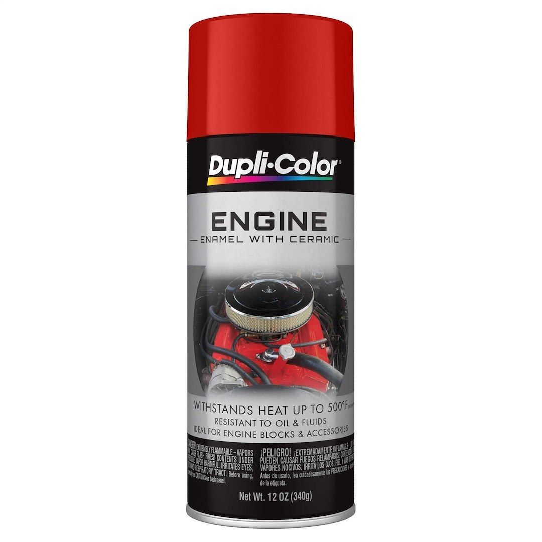 VHT Engine Paint, Heat Resistant to 500 Degrees Fahrenheit, Chrysler Industrial Red, 12 Ounce Aerosol Spray Can – DE1632