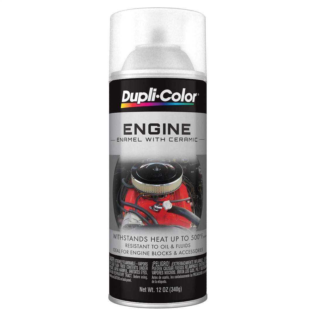 VHT Engine Paint, Heat Resistant to 500 Degrees Fahrenheit, Clear, 12 Ounce Aerosol Spray Can – DE1636