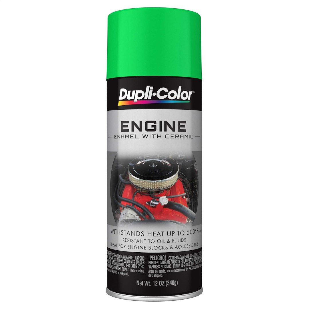 VHT Engine Paint, Heat Resistant to 500 Degrees Fahrenheit, Grabber Green (lime), 12 Ounce Aerosol Spray Can – DE1641