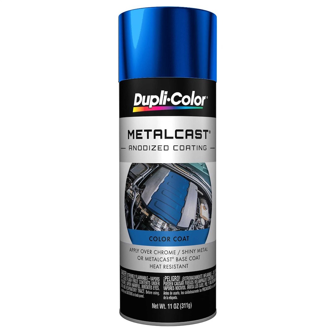 VHT Paint, Metalcast ™, Heat Resistant to 500 Degrees Fahrenheit, Blue Anodized, Aerosol Spray Can, 11 Ounce – MC201