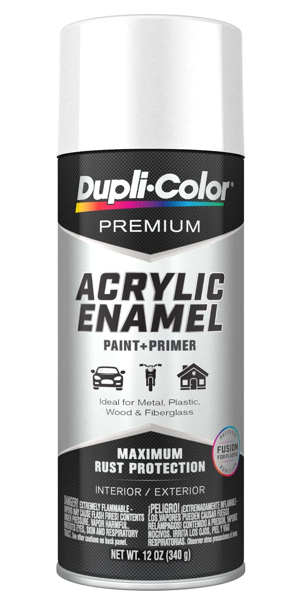 VHT Paint, Premium Acrylic Enamel, For Wood/ Metal/ Plastic/ Fiberglass Surface, Gloss White, Aerosol Spray Can, 12 Ounce – PAE110
