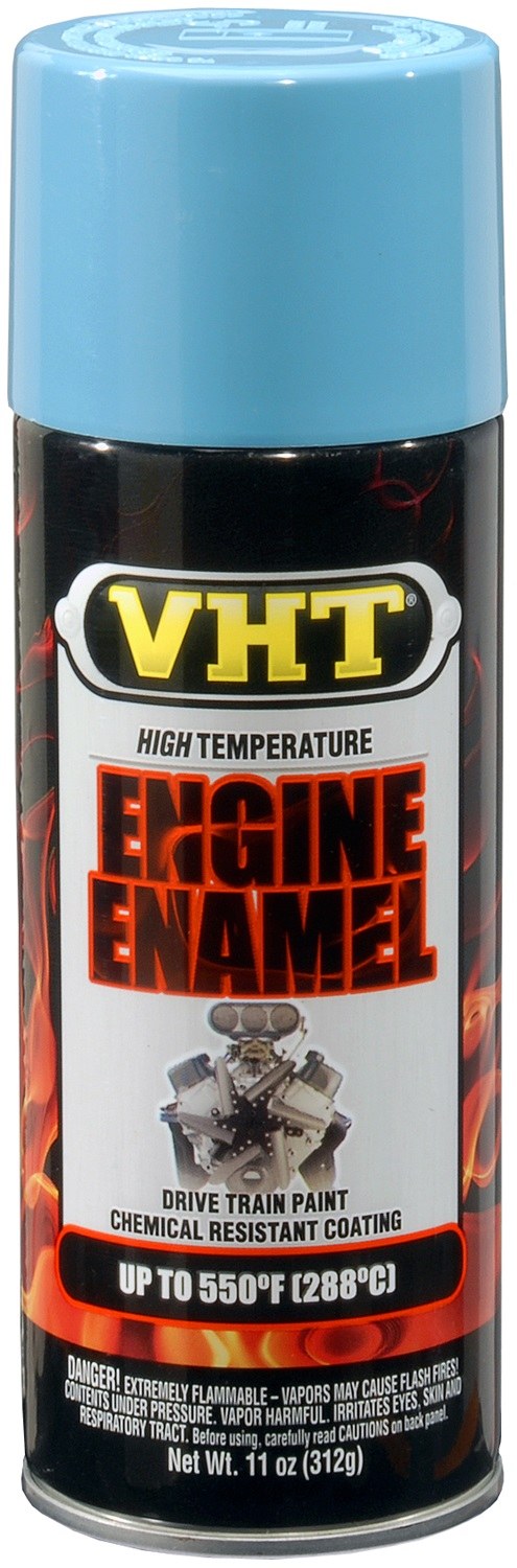 VHT Engine Paint, Heat Resistant to 550 Degrees Fahrenheit, Pontiac Blue, 11 Ounce Aerosol Spray Can – SP122