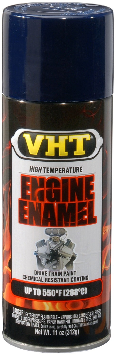 VHT Engine Paint, Heat Resistant to 550 Degrees Fahrenheit, Ford Dark Blue, 11 Ounce Aerosol Spray Can – SP125