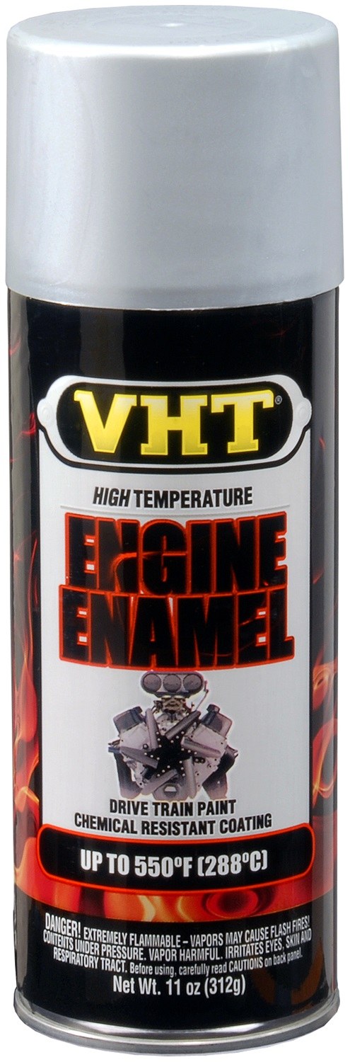 VHT Engine Paint, Heat Resistant to 550 Degrees Fahrenheit, Universal Aluminum, 11 Ounce Aerosol Spray Can – SP127