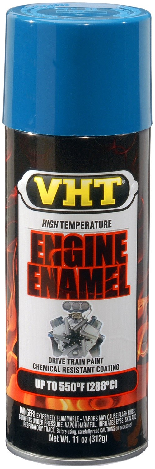 VHT Engine Paint, Heat Resistant to 550 Degrees Fahrenheit, GM Blue, 11 Ounce Aerosol Spray Can – SP135