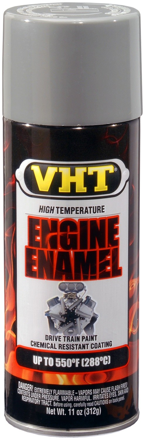 VHT Engine Paint, Heat Resistant to 550 Degrees Fahrenheit, Ford Gray, 11 Ounce Aerosol Spray Can – SP137