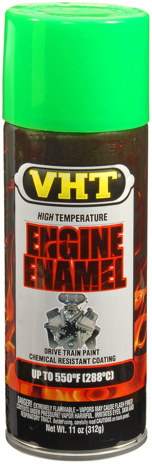 VHT Engine Paint, Heat Resistant to 550 Degrees Fahrenheit, Grabber Green, 11 Ounce Aerosol Spray Can – SP154
