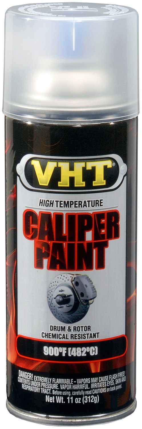 VHT Caliper Paint, Heat Resistant to 900 Degrees Fahrenheit, Gloss Clear, 11 Ounce Aerosol Spray Can – SP730