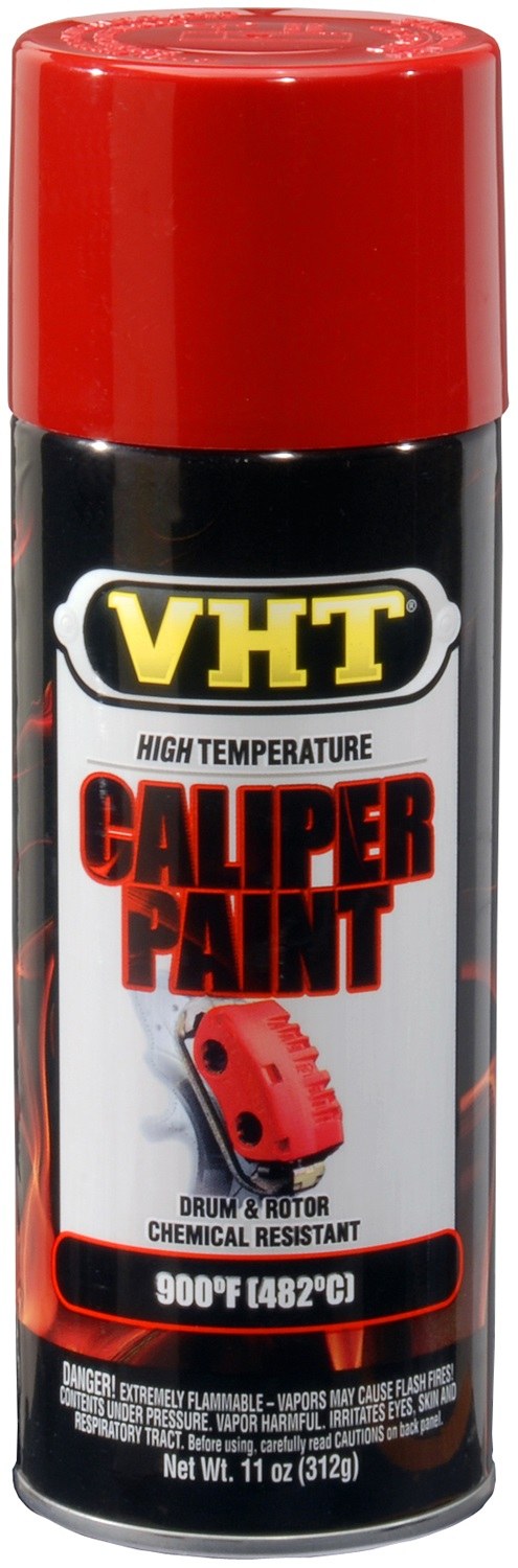 VHT Caliper Paint, Heat Resistant to 900 Degrees Fahrenheit, Real Red, 11 Ounce Aerosol Spray Can – SP731