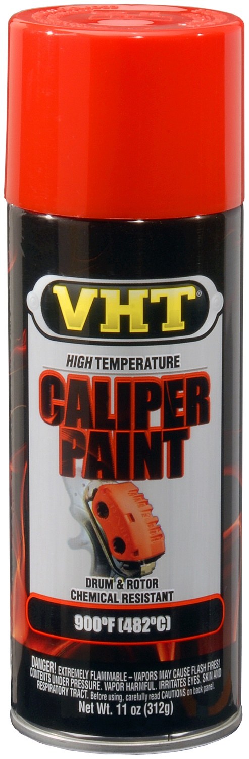 VHT Caliper Paint, Heat Resistant to 900 Degrees Fahrenheit, Real Orange, 11 Ounce Aerosol Spray Can – SP733