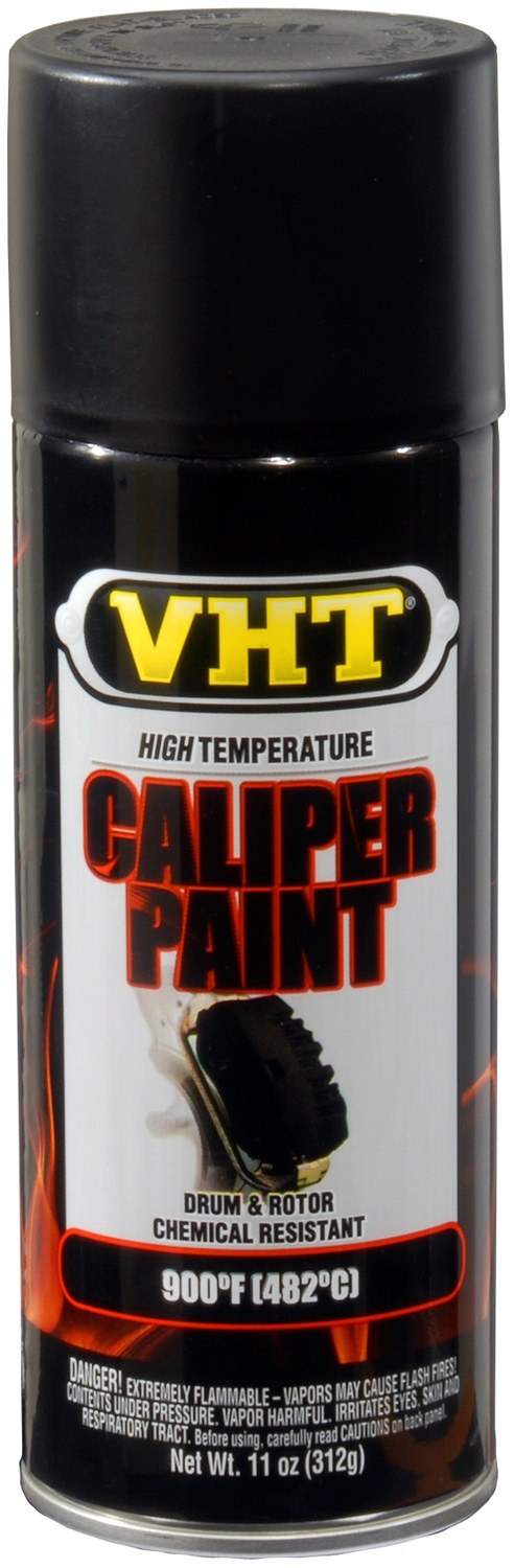 VHT Caliper Paint, Heat Resistant to 900 Degrees Fahrenheit, Satin Black, 11 Ounce Aerosol Spray Can – SP739