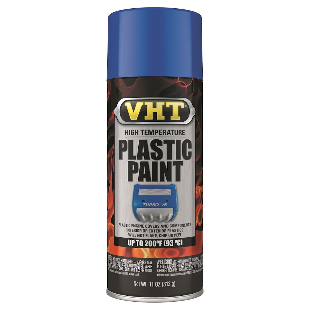 VHT Engine Paint, Heat Resistant Up to 200 Degrees Fahrenheit, Gloss Blue, 11 Ounce Aerosol Can – SP822
