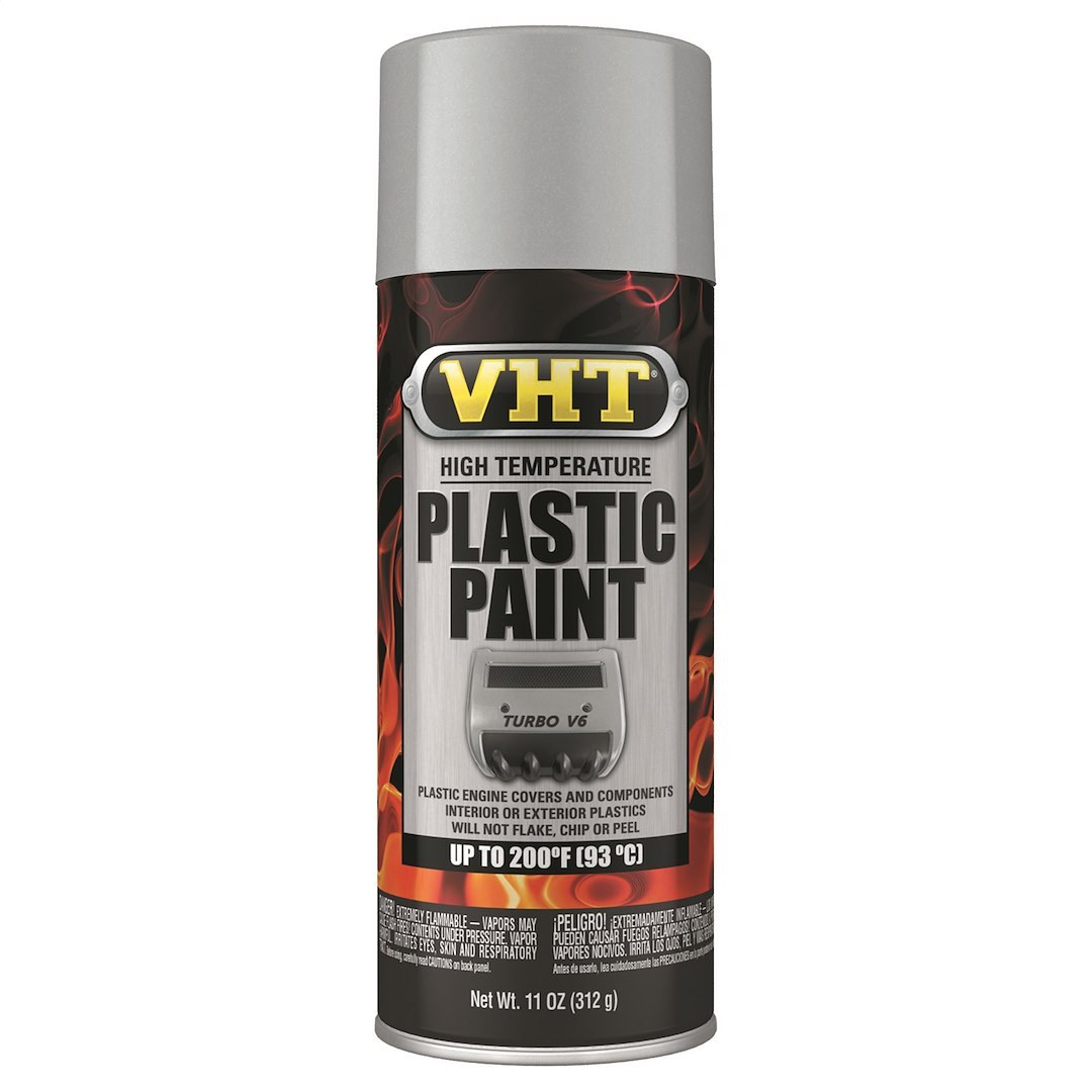 VHT Engine Paint, Vht Wheel, Heat Resistant to 250 Degrees Fahrenheit, Aluminum, 11 Ounce Aerosol Spray Can – SP824