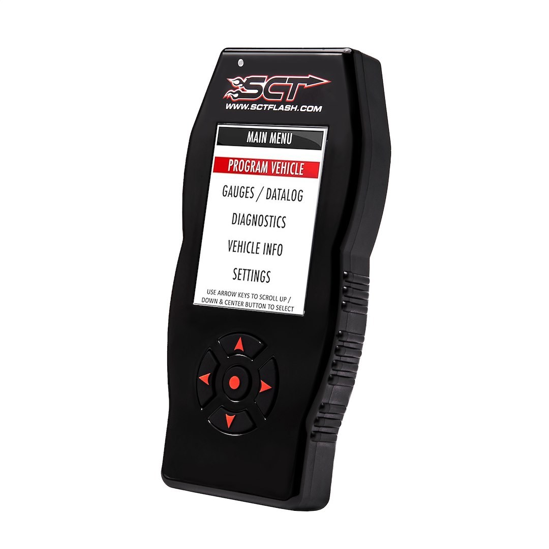 Sct Computer Programmer, X4 Power Flash, Performance, Handheld with Navigator Buttons, Reads and Clears Diagnostic Trouble Codes – 7015PD-B
