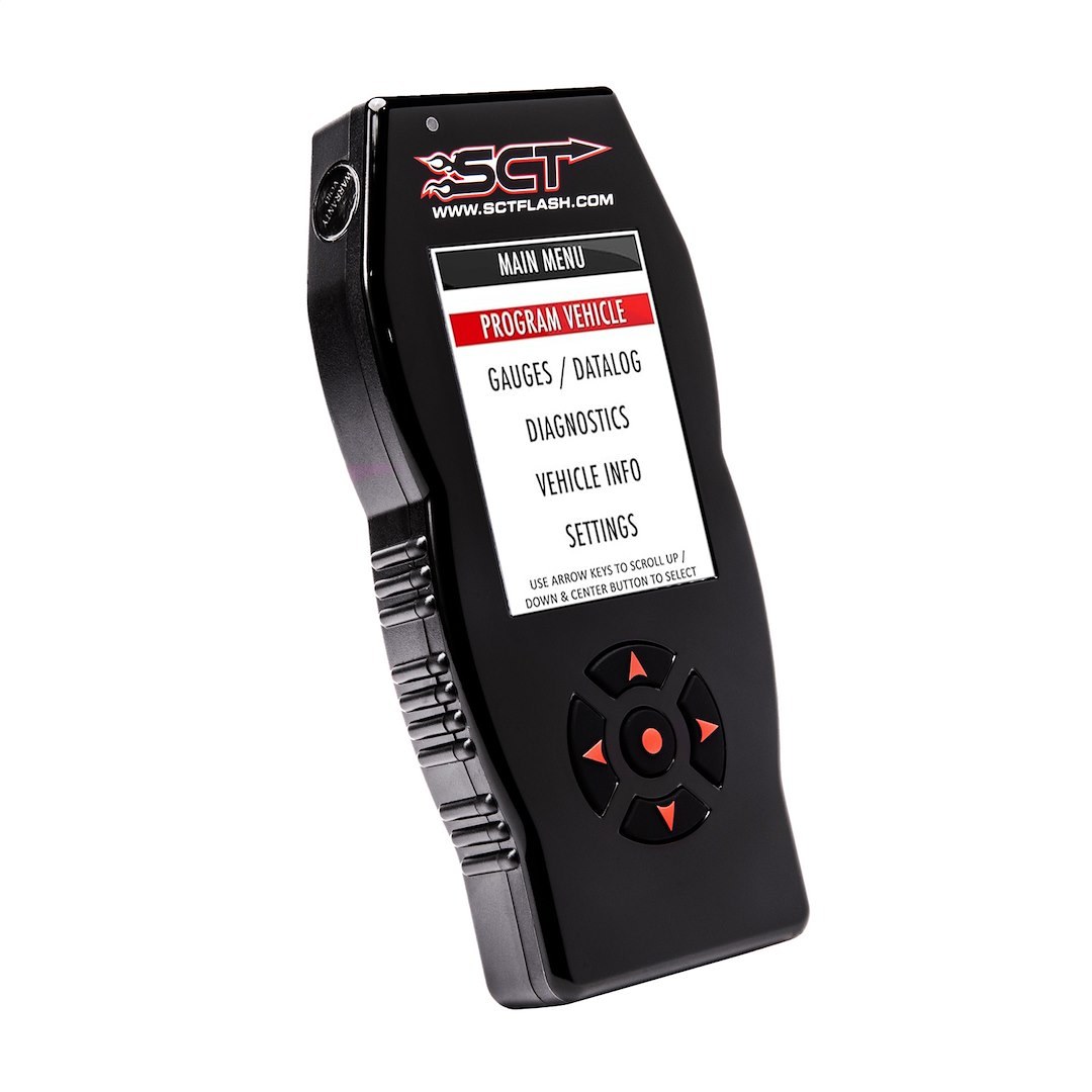 Sct Computer Programmer, X4 Power Flash, Performance, Handheld with Navigator Buttons, Reads and Clears Diagnostic Trouble Codes – 7015PD-B