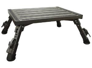 Safety Step Step Stool, One Step with Non-Slip Strips and Rubber Leg Tips, Foldable – A-10C-G