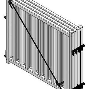 Safety Step Pet Barrier, Picket Portable, 36 Inch Width X 32 Inch Height Each Panel, White, Vinyl – P1100