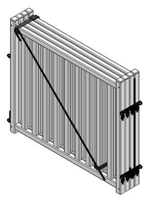 Safety Step Pet Barrier, Picket Portable, 36 Inch Width X 32 Inch Height Each Panel, White, Vinyl – P1100
