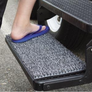 Safety Step Step Stool Mat, Fits 11 Inch X 22 Inch Rectangular Stow-Away Steps, Charcoal – SA11-00