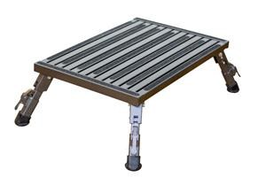 Safety Step Step Stool, One Step with Non-Slip Strips and Rubber Leg Tips, Foldable – XLA-09C-G
