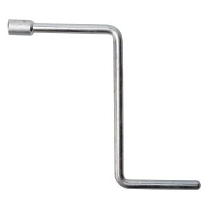 Stromber Trailer Tongue Jack Crank, Replacement Crank Handle for JET-2500 Series Jack, Silver, Steel – 2500-24