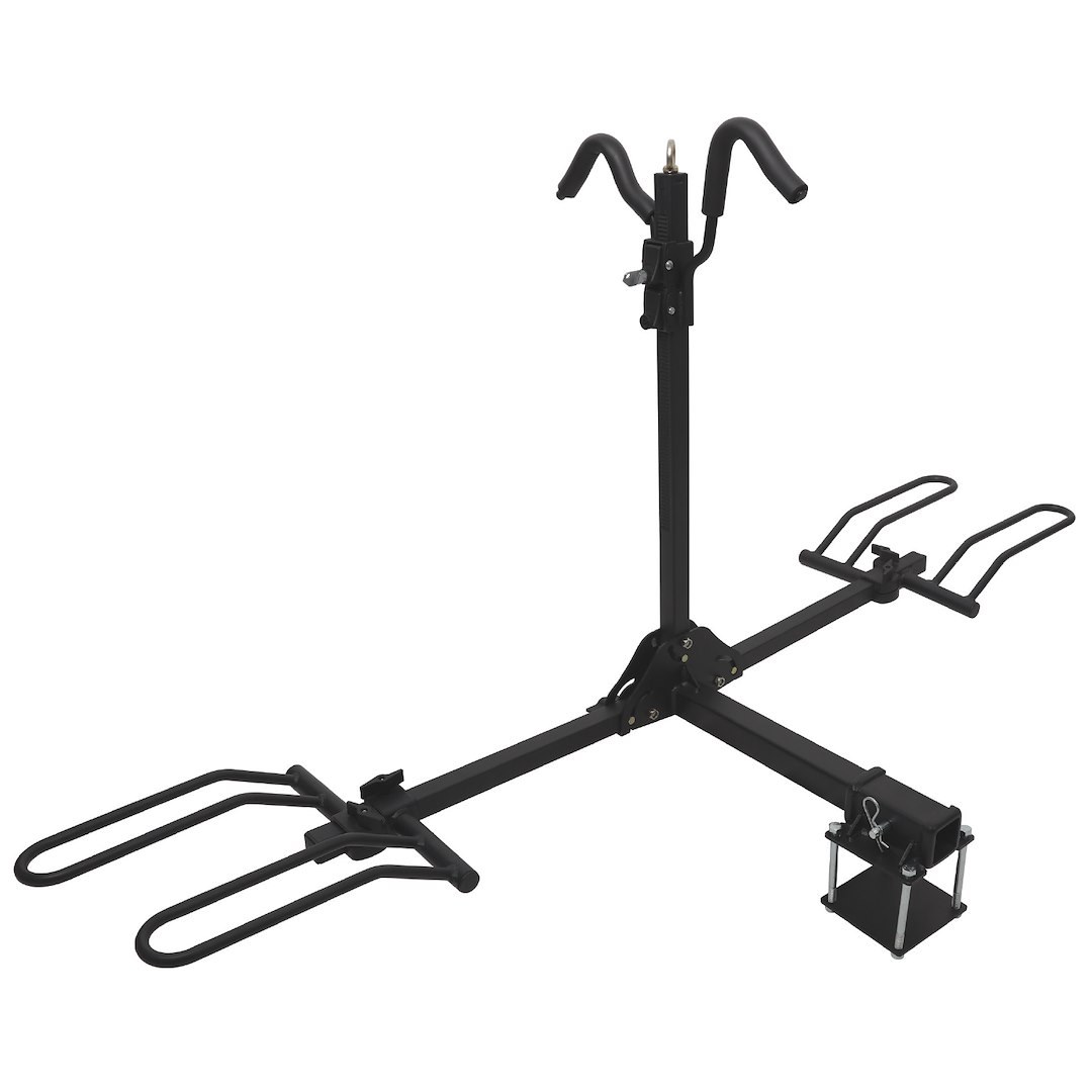 Stromber Bike Rack, 2 Inch Receiver Hitch Mount, Holds 2 Bikes, Up to 80 Pound Weight Capacity, Cradle System with Straps, Without Lock – BC-202BA