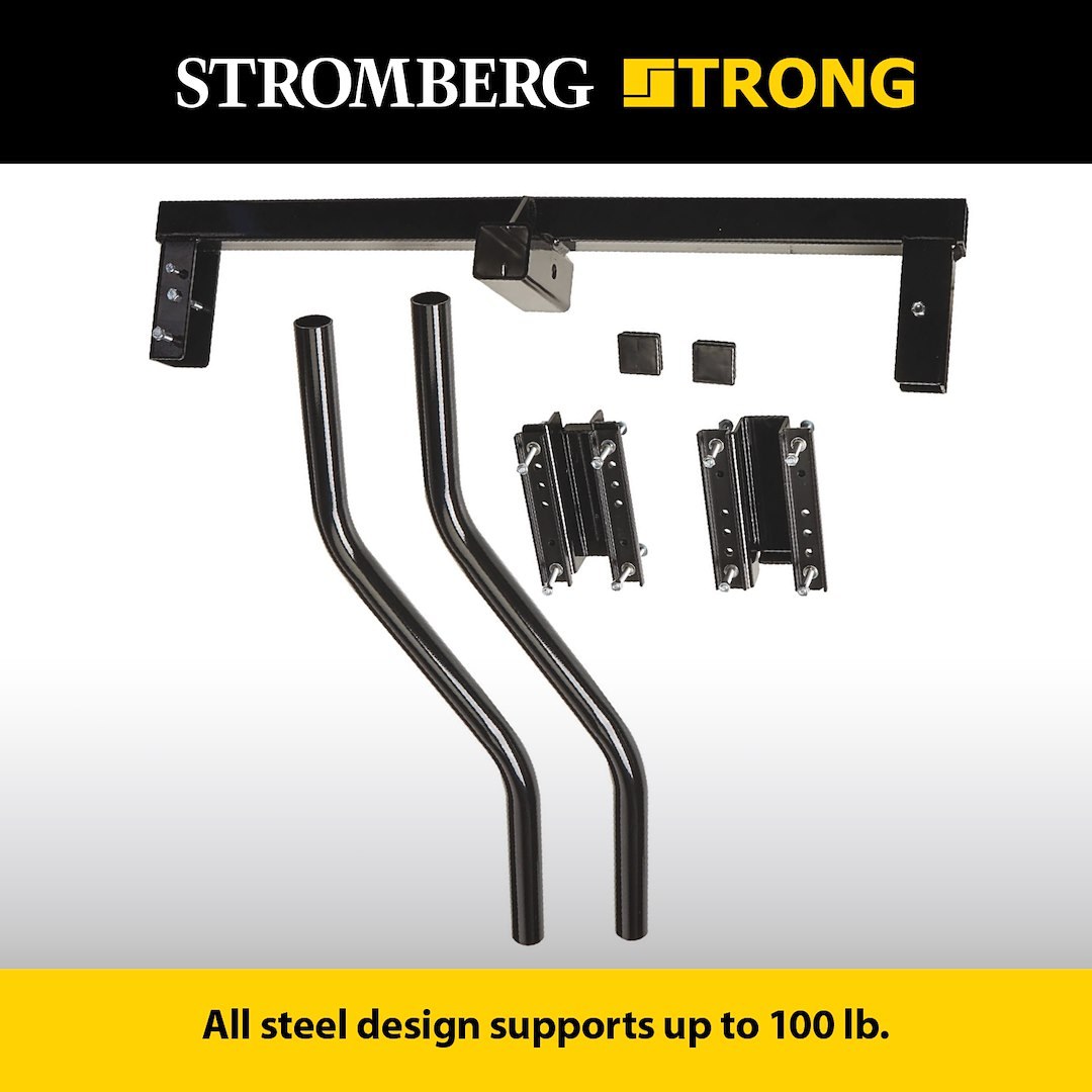 Stromber Bike Rack Component, Bike Bunk, For Mounting Bike Rack to Trailer Tongue, Holds 2 Inch Receiver Bike Rack – CC-275