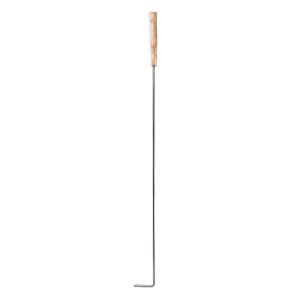 Stromber Fire Poker, 42 Inch Length, With Wood Handle, Stainless Steel, Single – FP-42
