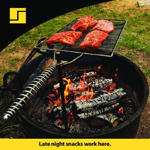 Stromber Barbeque Grill, Charcoal, Flames Grill, Rectangular, 22 Inch Length X 15 Inch Width with 36 Inch Long Stake, Chrome Plated Finish – GR-1522