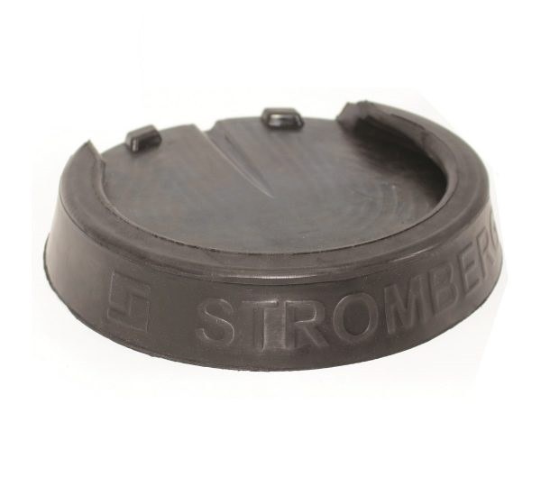 Stromber Jack Pad, Molded Epdm Rubber, 9 Inch Round, Black, Pack of 4 – JBP-S9.4