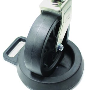 Stromber Trailer Tongue Jack Wheel Chock, Fits 6 Inch and 8 Inch Single Wheels/ 6 Inch Tandem Wheels/ 5-1/2 Inch and 6 Inch Round Jack Feet – JBP-TJ6