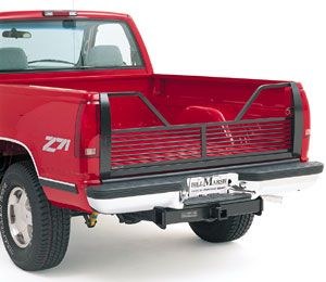 Stromber Tailgate, 100 Series, Vented, V Shape Non Louvered, Non Lockable, Painted, Black, Steel – VGD-94-101