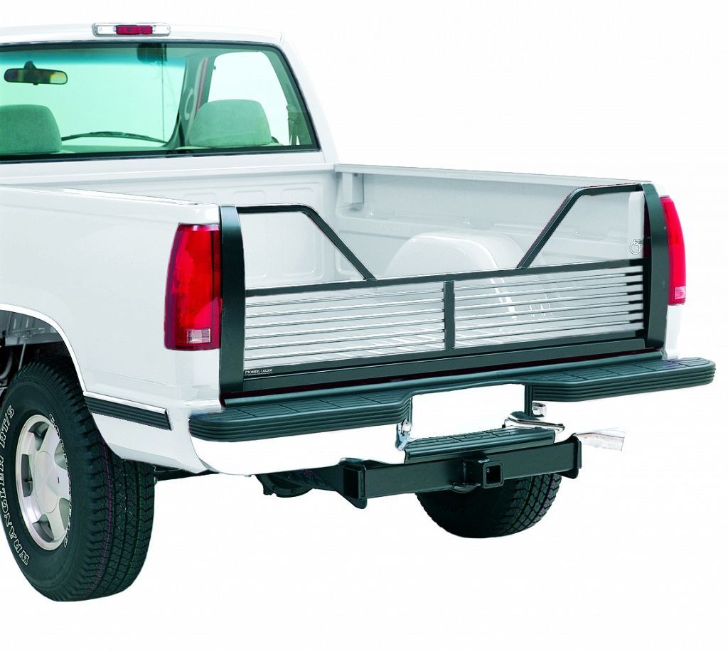 Stromber Tailgate, 100 Series, Vented, V Shape Non Louvered, Non Lockable, Painted, Black, Steel – VGM-07-100