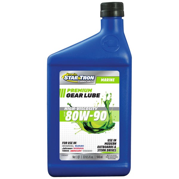 Star brite Gear Oil, Premium, Single, 32 Ounce, High Viscosity 80W-90, With Us Label – 027032P