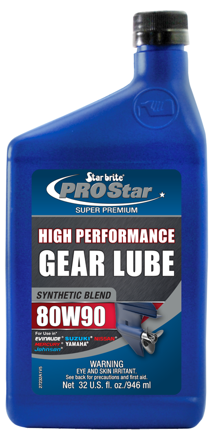 Star brite Gear Oil, Single, 32 Ounce Bottle, 80W-90, Synthetic, With Us Label – 027232