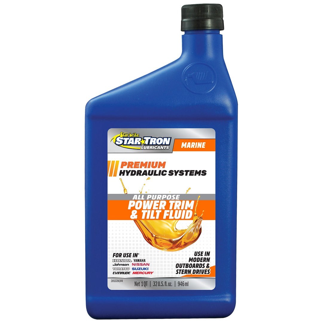 Star brite Hydraulic Fluid, Premium, Use for Modern Outboards and Sterndrives Hydraulic System, All Purpose Power Trim and Tilt Fluid – 028532