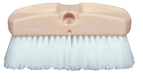 Star brite Car Wash Brush, Rectangular Brush Head, Without Garden Hose Connection, White Plastic Bristle, Without Soap Dispenser – 040010