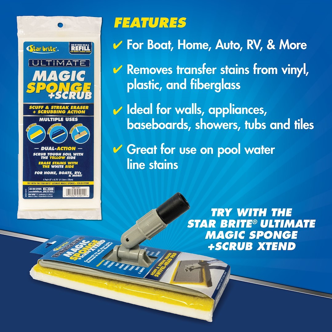 Star brite Car Wash Brush, Rectangular Brush Head, Without Garden Hose Connection, Blue Plastic Medium Bristle, Without Soap Dispenser – 040011