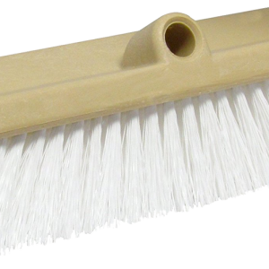 Star brite Car Wash Brush, 10 Inch Rectangular Head, Without Garden Hose Connection, White Polymer Medium Bristle, Without Soap Dispenser – 040016