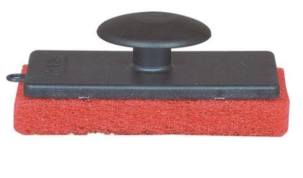 Star brite Car Wash Brush, Rectangular Brush Head, Without Garden Hose Connection, Medium Red Pad, Without Soap Dispenser, Single – 040021P