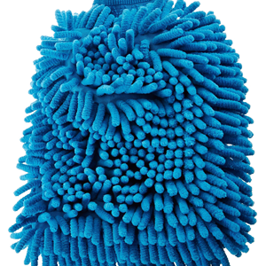 Star brite Car Wash Mitt, Microfiber, Blue, With Knitted Cuff, With Us Label – 040105