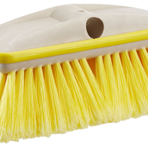Star brite Car Wash Brush, Rectangular Brush Head, 8 Inch Length, Head Attachment Only, Without Hose Connection, Yellow Soft Bristle – 040161
