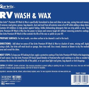 Star brite Car Wash, Gel, 1 Gallon Jug, With Ptef Polymers, With Us Label – 071500N
