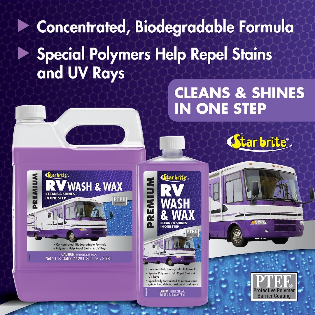 Star brite Car Wash, Gel, 1 Gallon Jug, With Ptef Polymers, With Us Label – 071500N