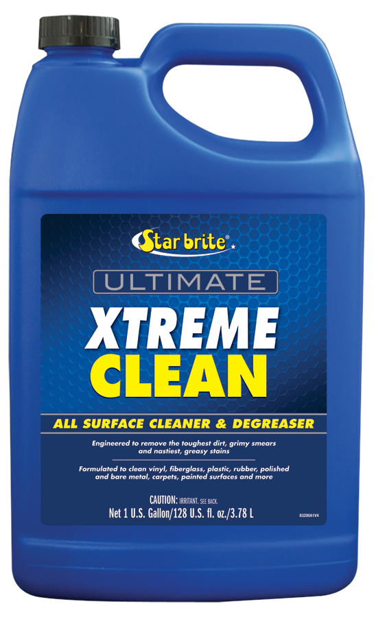 Star brite Multi Purpose Cleaner, Xtreme Clean, Used to Remove Grime/ Grease/ Oil/ Fish Blood/ Stains, 1 Gallon Jug, Single, With Us Label – 083200N