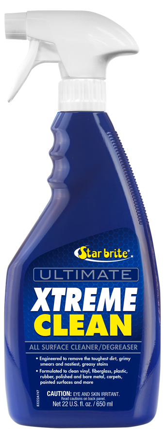 Star brite Multi Purpose Cleaner, Xtreme Clean, Used to Remove Grime/ Grease/ Oil/ Fish Blood/ Stains, 22 Ounce Trigger Spray, Single – 083222P