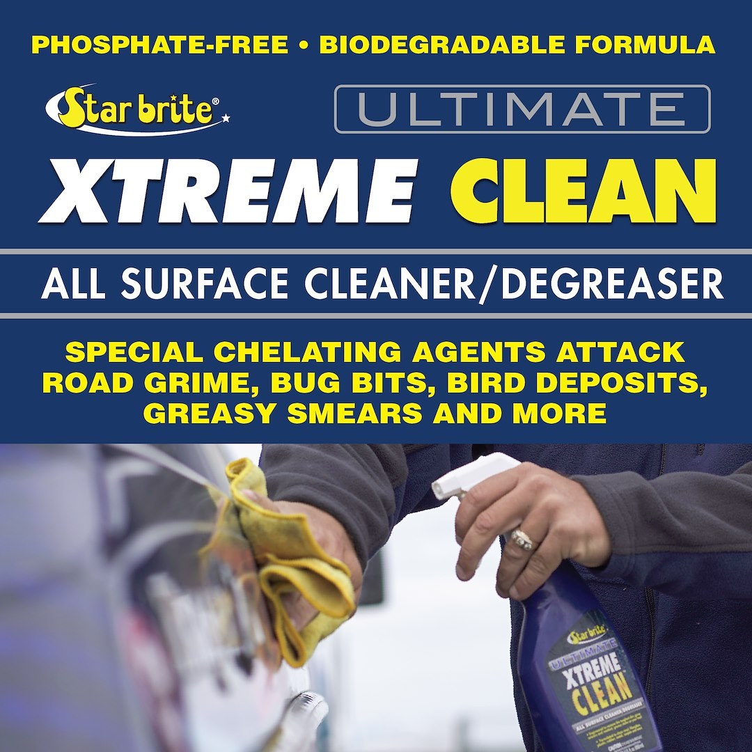 Star brite Multi Purpose Cleaner, Xtreme Clean, Used to Remove Grime/ Grease/ Oil/ Fish Blood/ Stains, 22 Ounce Trigger Spray, Single – 083222P