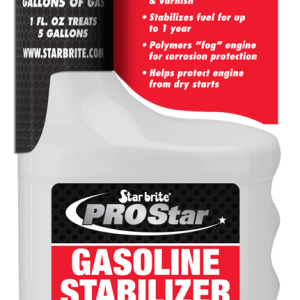 Star brite Fuel Additive, Prostar, Fuel Stabilizer, For Gasoline, Treats Up to 160 Gallons, Without Fuel Conditioner, 32 Ounce Bottle, Single – 084332