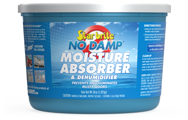 Star brite Dehumidifier, No Damp ®, Granules IN Bucket, 36 Ounce, With Us Label – 085401